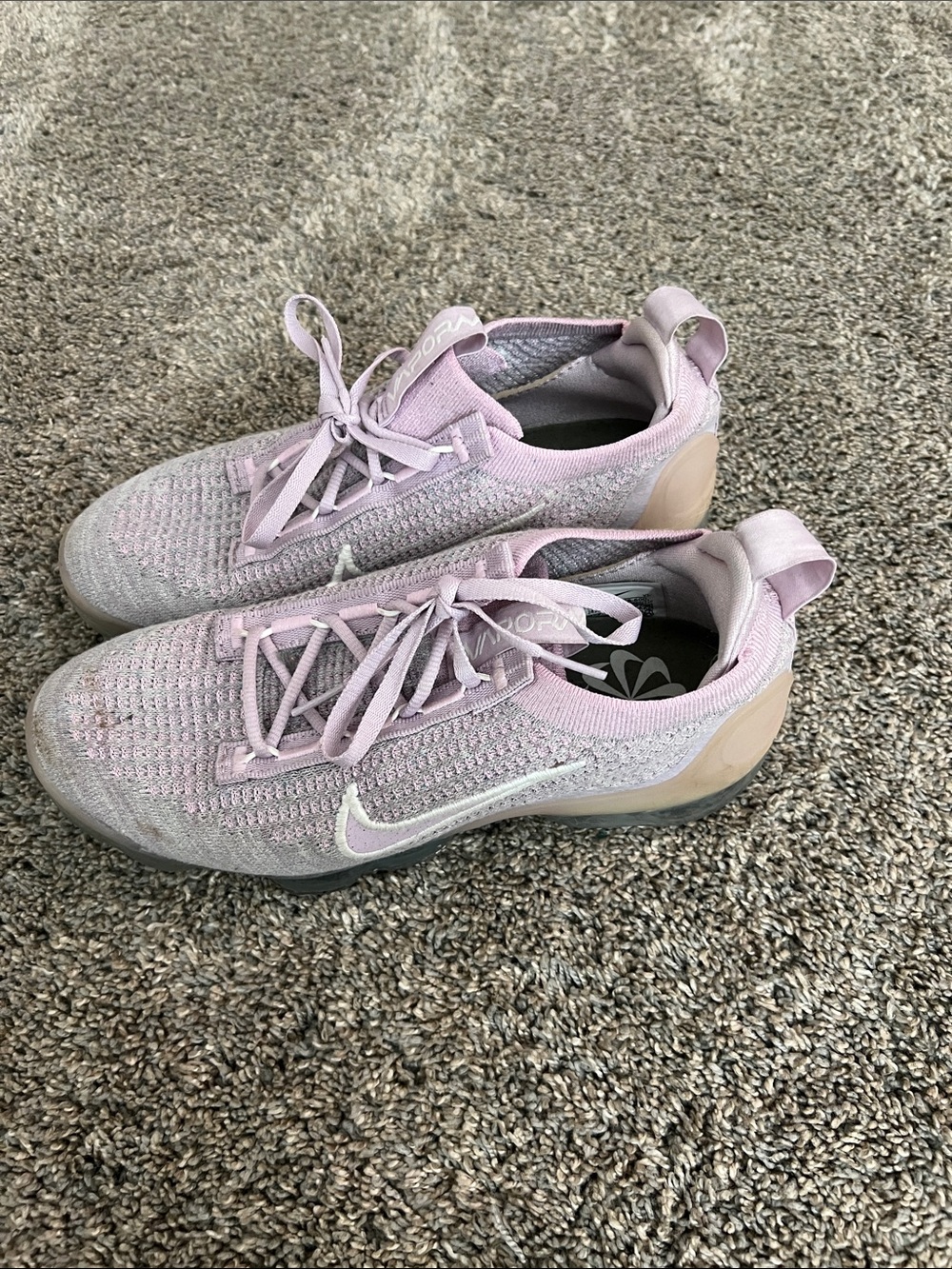 Nike Women's Light Pink Knit Runner Sneakers